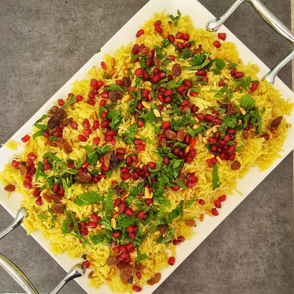 Jeweled rice with no cardamon
